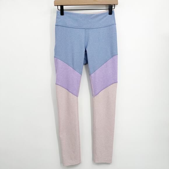 Outdoor Voices Leggings 7/8 Springs Tri-Color Block‎ Leggings Size Small - Picture 3 of 10